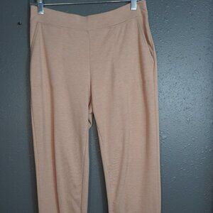 Croft & Barrow Womens Light Peach Casual Lounge Wear Sweat Pants Size Small